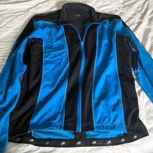 Peak Performance Vibrant Blue and Black Windbreaker
